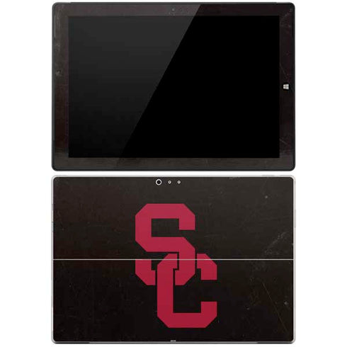 University of Southern California USC Black Distressed Surface Pro 3 Skin